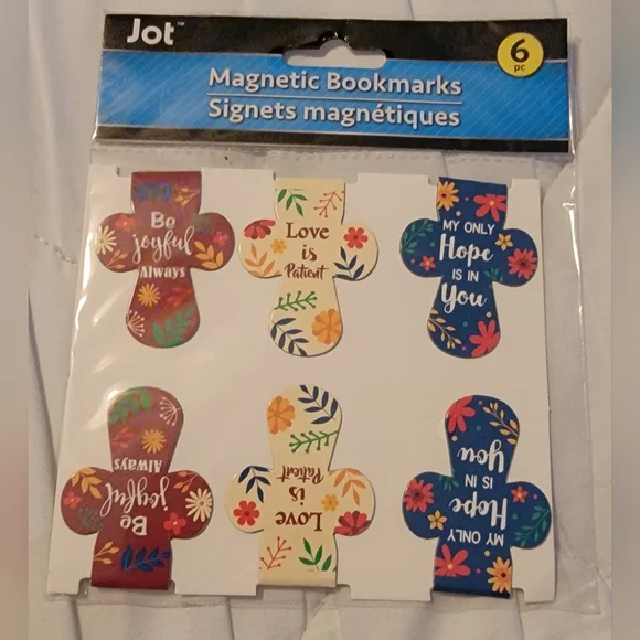 Floral Magnetic Bookmark Set - Picture 2 of 4